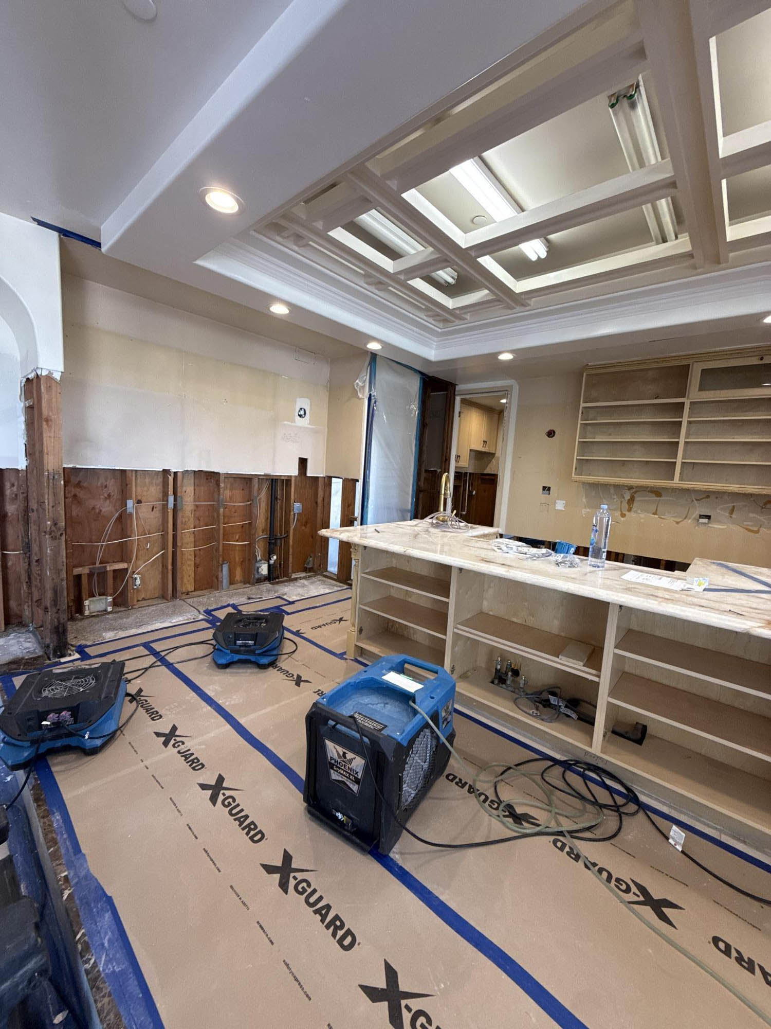 Water Damage Mitigation and Demolition in Anaheim Hills, California