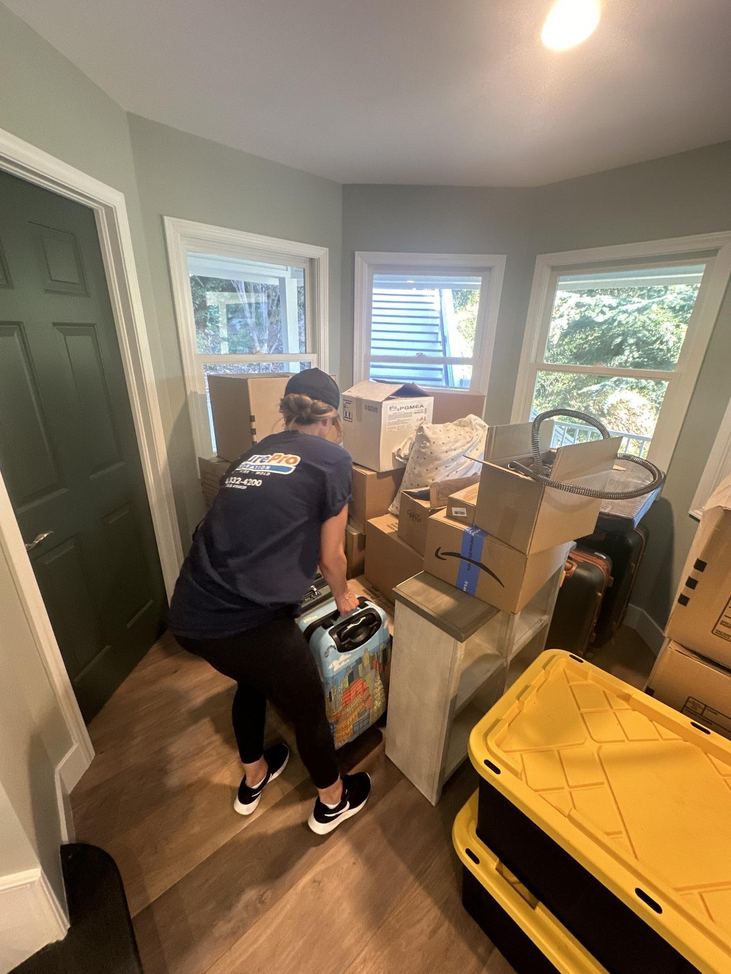 packout and cleaning